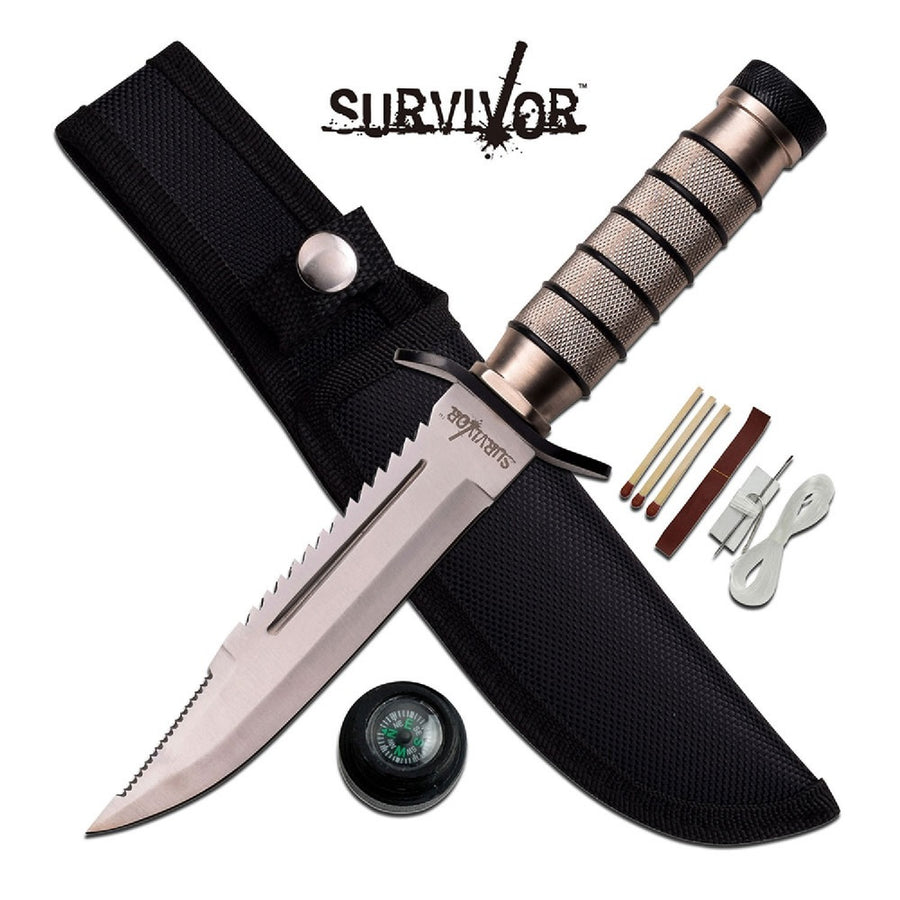 Survivor Fixed  5.0 Blade Aluminum Handle