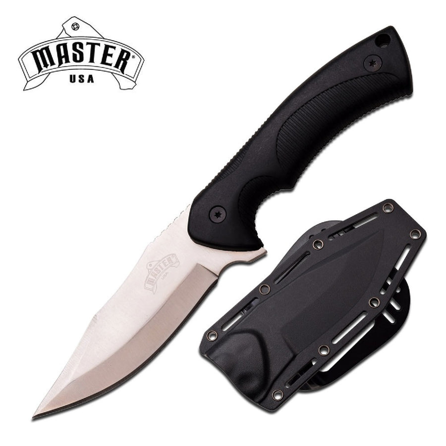 Master Fixed 4.0 In Blade Black Nylon Fiber Handle