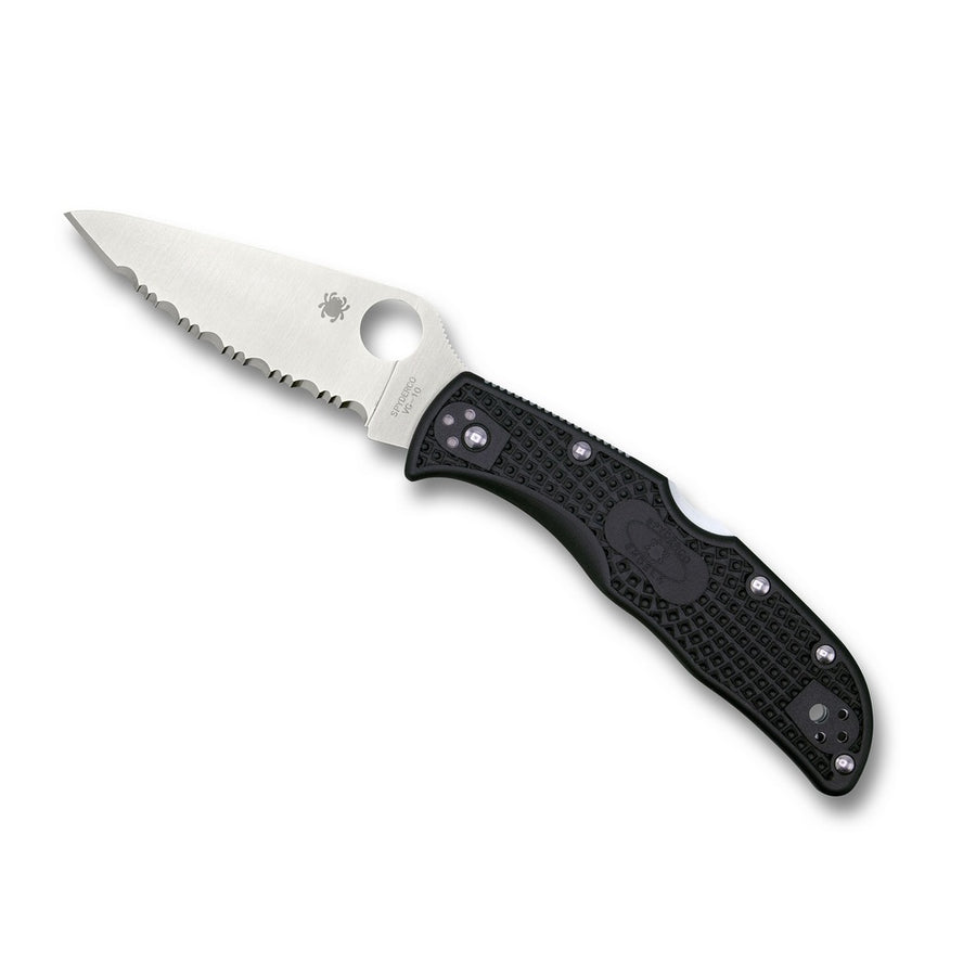 Spyderco Endela Folder 3.41 In Serrated Blade Frn Handle