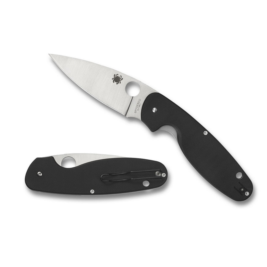 Spyderco Emphasis Folder 3.61 In Plain Blade G-10 Handle