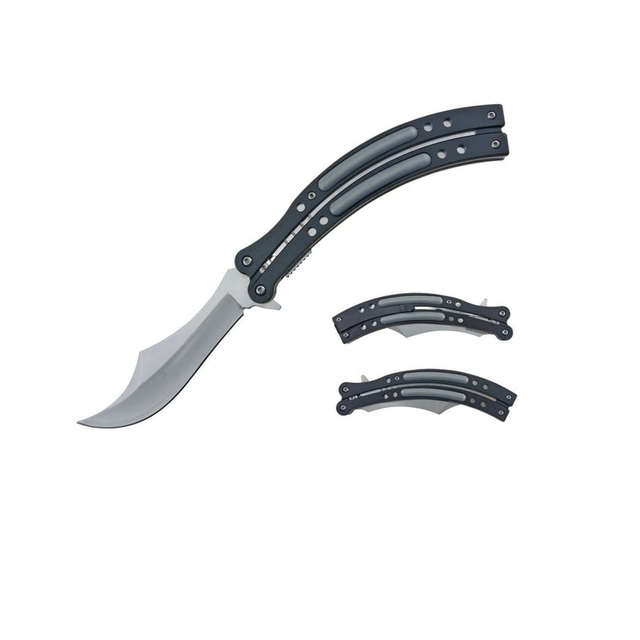 Impulse Product Assisted 4 In Blade Silver Handle