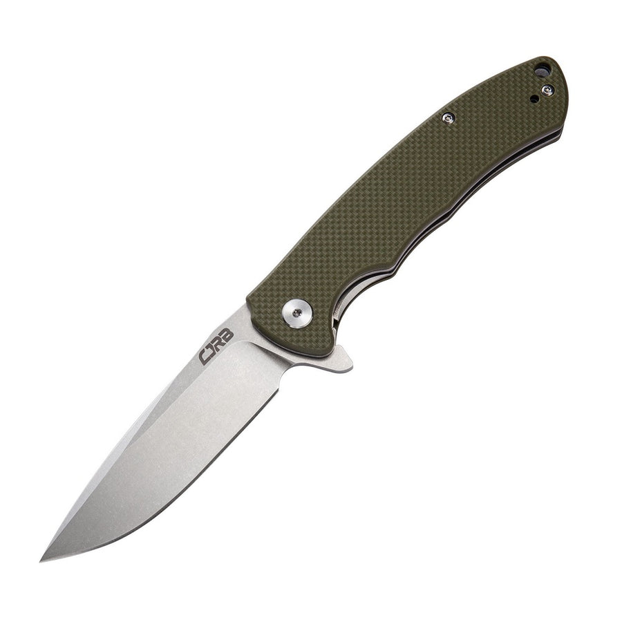 Cjrb Taiga Folder 3.57 In Blade Green G-10 Handle