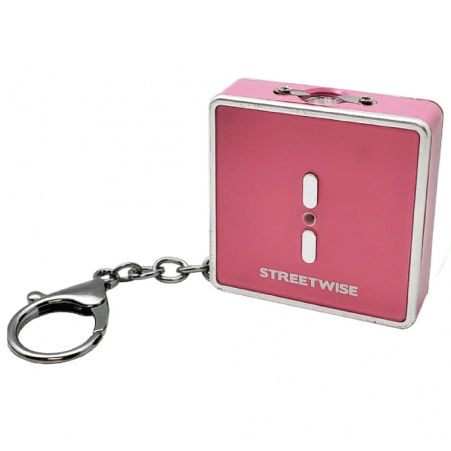 Streetwise Square Off 26m Keychain Stun Gun Pink