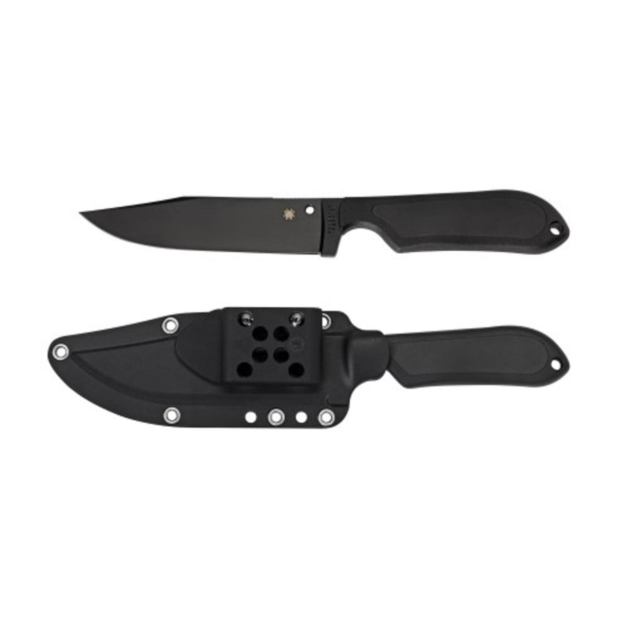Spyderco Street Bowie 5.0 In Black Plain Black Frn Handle