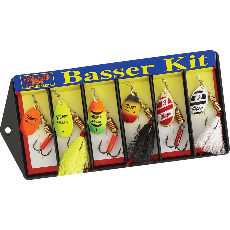 Mepps Basser Kit -  2 And  3 Aglia Assortment