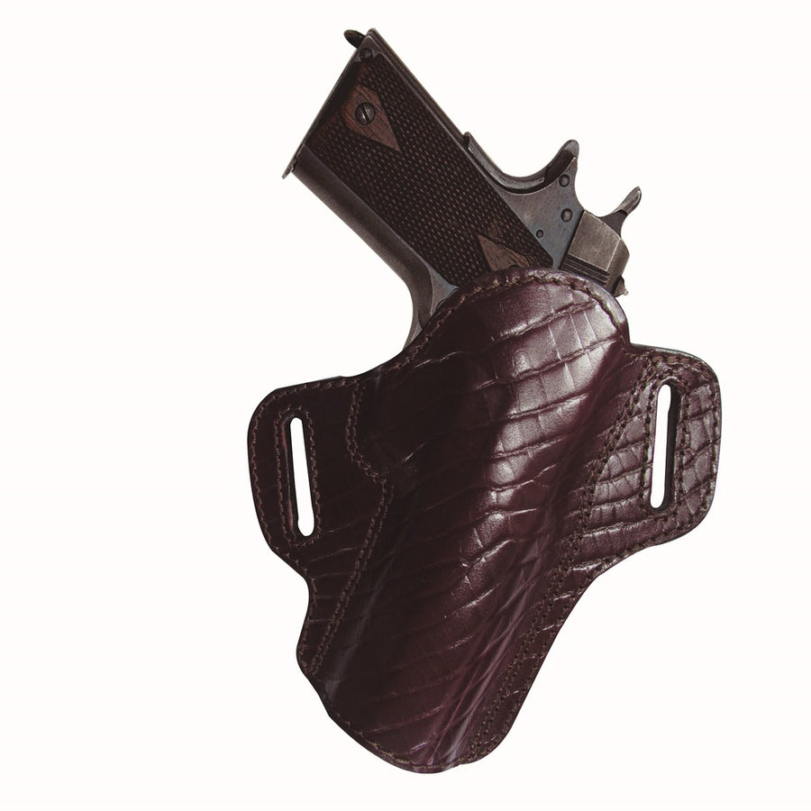 Tagua Premium Open Top Belt Holster Colt 1911 - 4in Burgundy