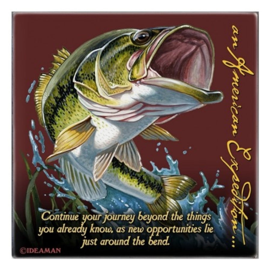 American Expedition Square Coaster - Largemouth Bass