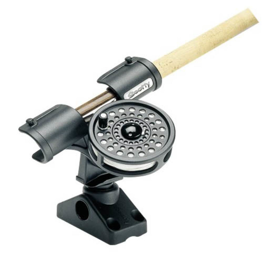 Scotty Fly Rod Holder W  241 Side Deck Mount