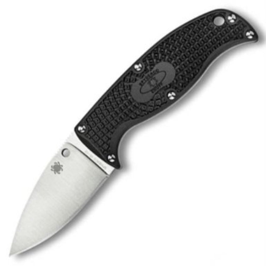 Spyderco Enuff With Sheath Plain Leaf Fb31pbk
