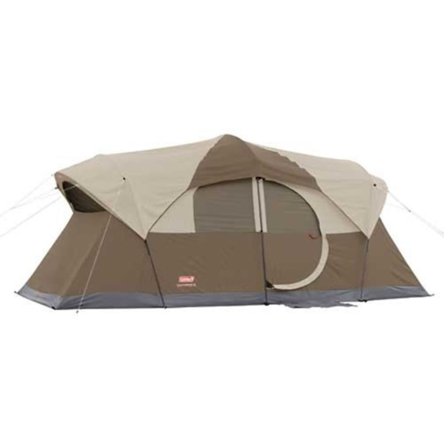 Coleman Weathermaster 10 Tent 17x9 Ft Brwn Tan Bl