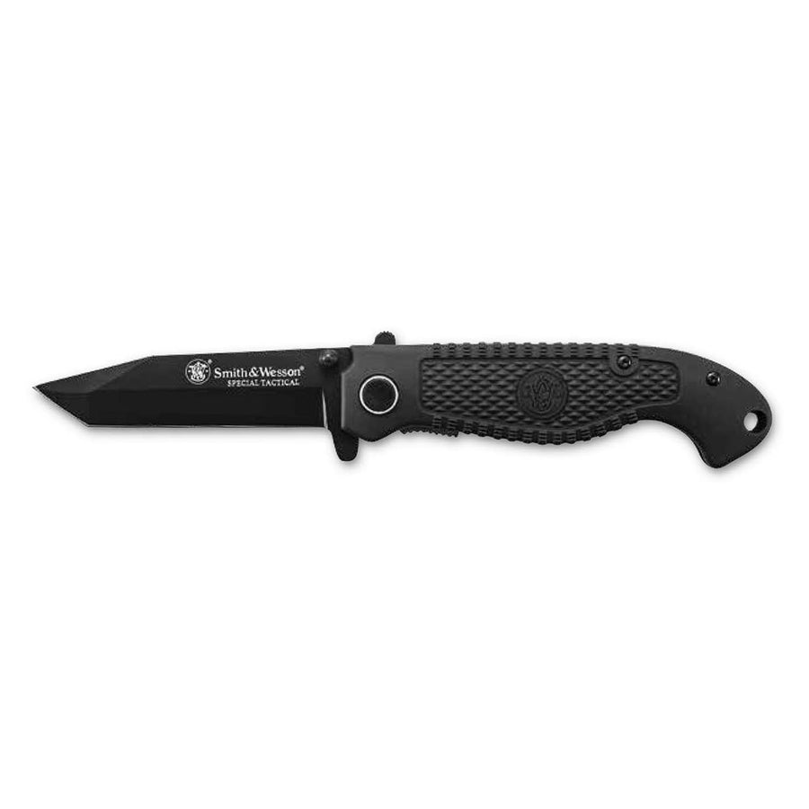 S And W Cktacb Folder 3.5 In Black Blade Polymer Handle