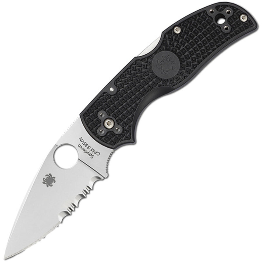 Spyderco Native 5 Folder 3.0 In Combo Black Frn Handle
