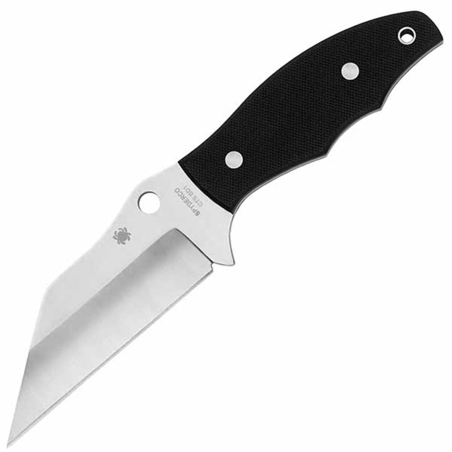 Spyderco Ronin 2 4.1 In Plain Black G-10 Handle