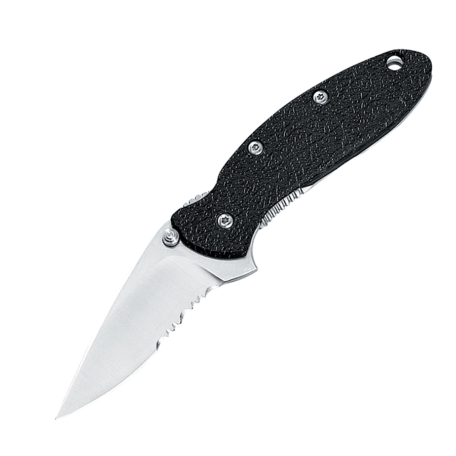 Kershaw Scallion Assisted 2.5 In Bead Blast Combo Gfn Handle