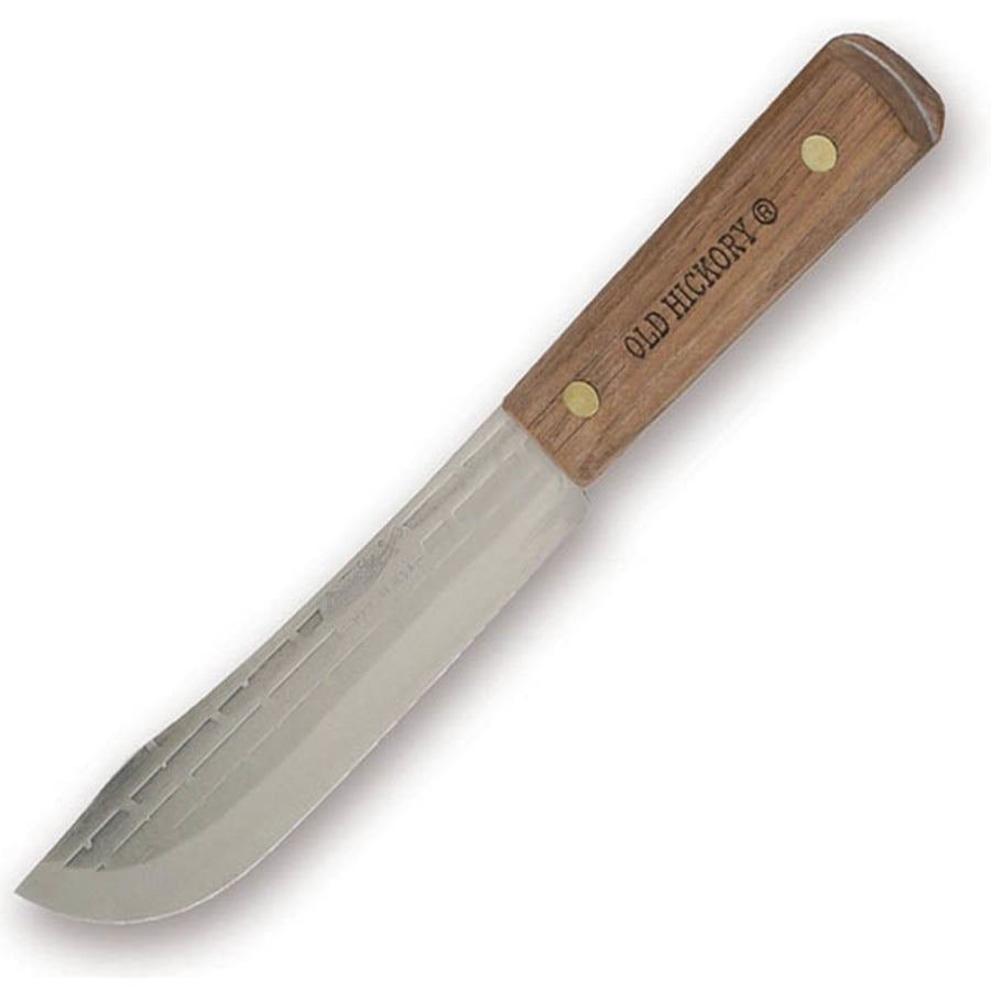 Ontario Butcher Knife 7.0 In Blade Hardwood Handle