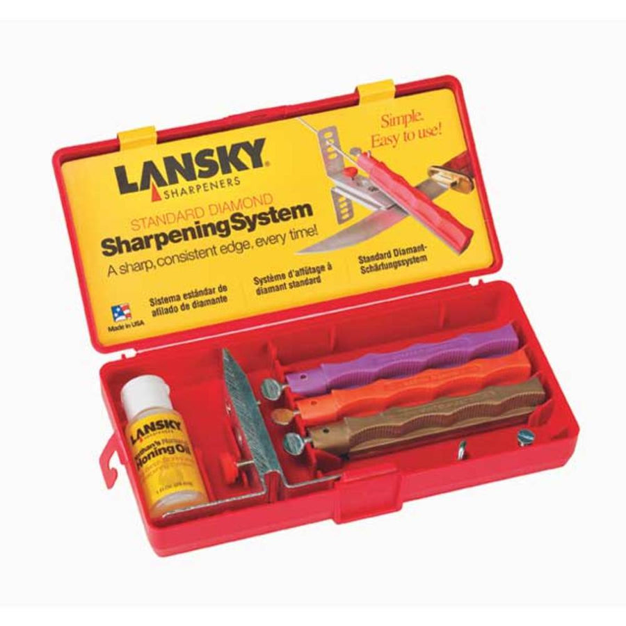 Lansky 3-stone Diamond Knife Sharpening System