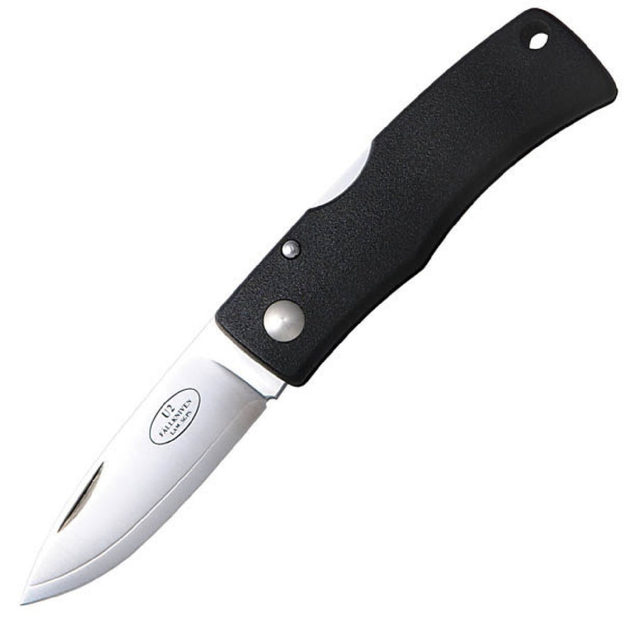 Fallkniven U2 Folder 2.52 In Satin Blade Black Zytel Handle