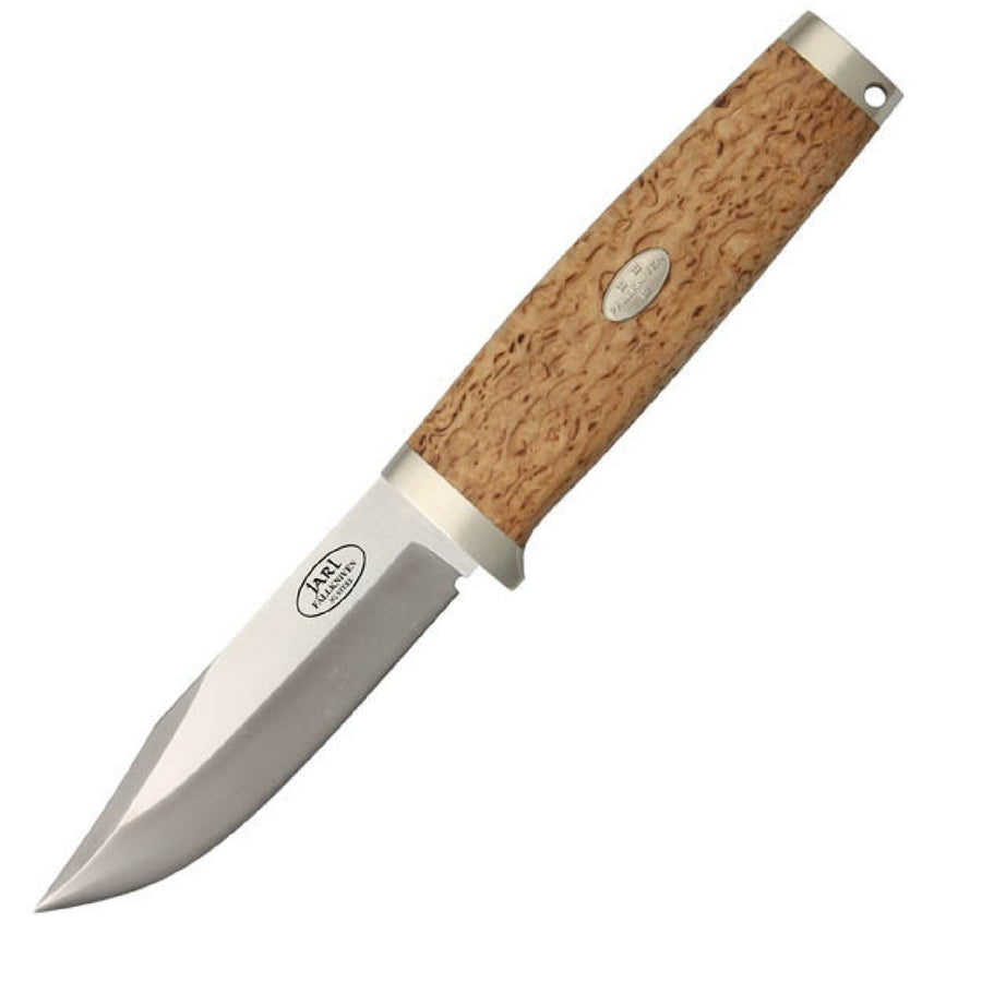 Fallkniven Sk1 Fixed Blade 3.8 In Satin Blade Curly Birch