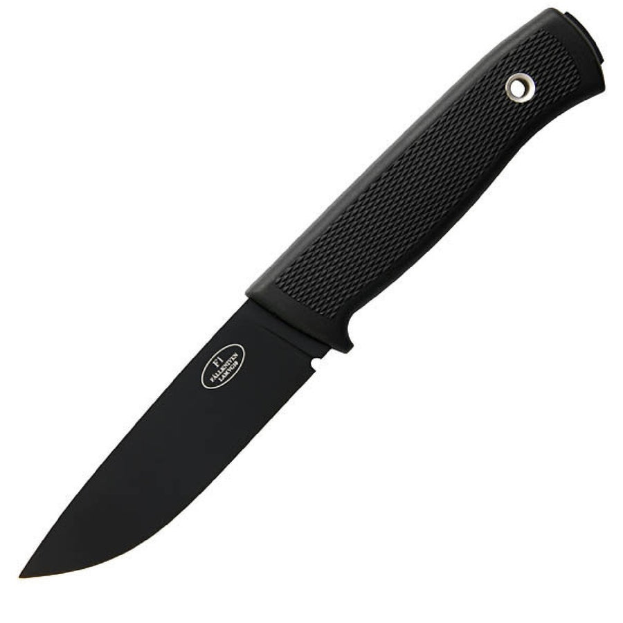 Fallkniven F1 Fine Edge Fixed Knife W-leather Sheath Black