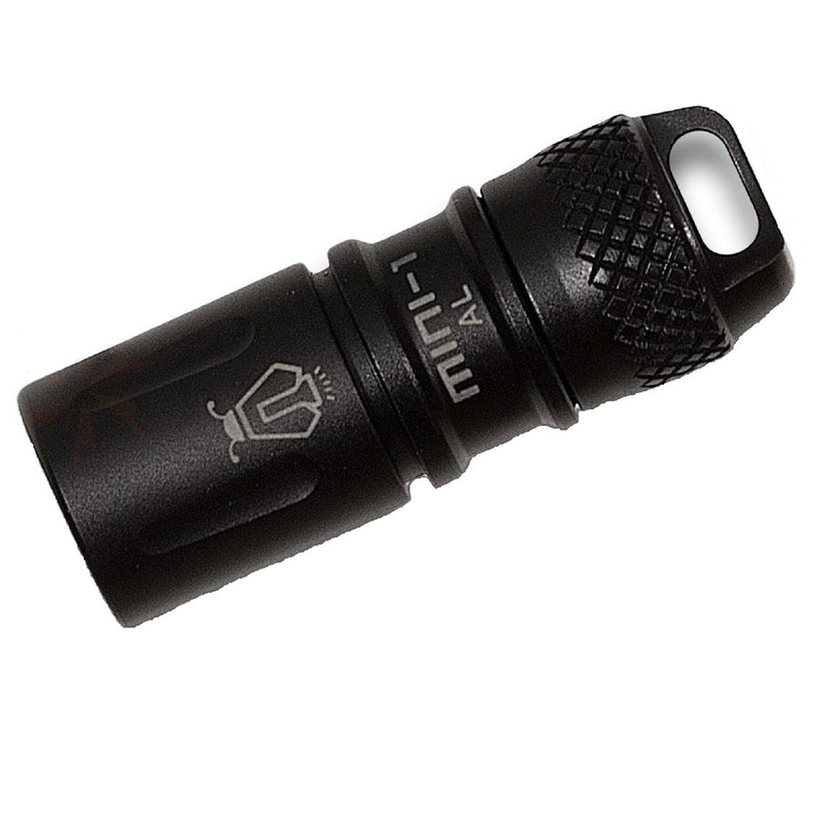 Jetbeam Mini-al Keychain Flashlight Black Aluminum