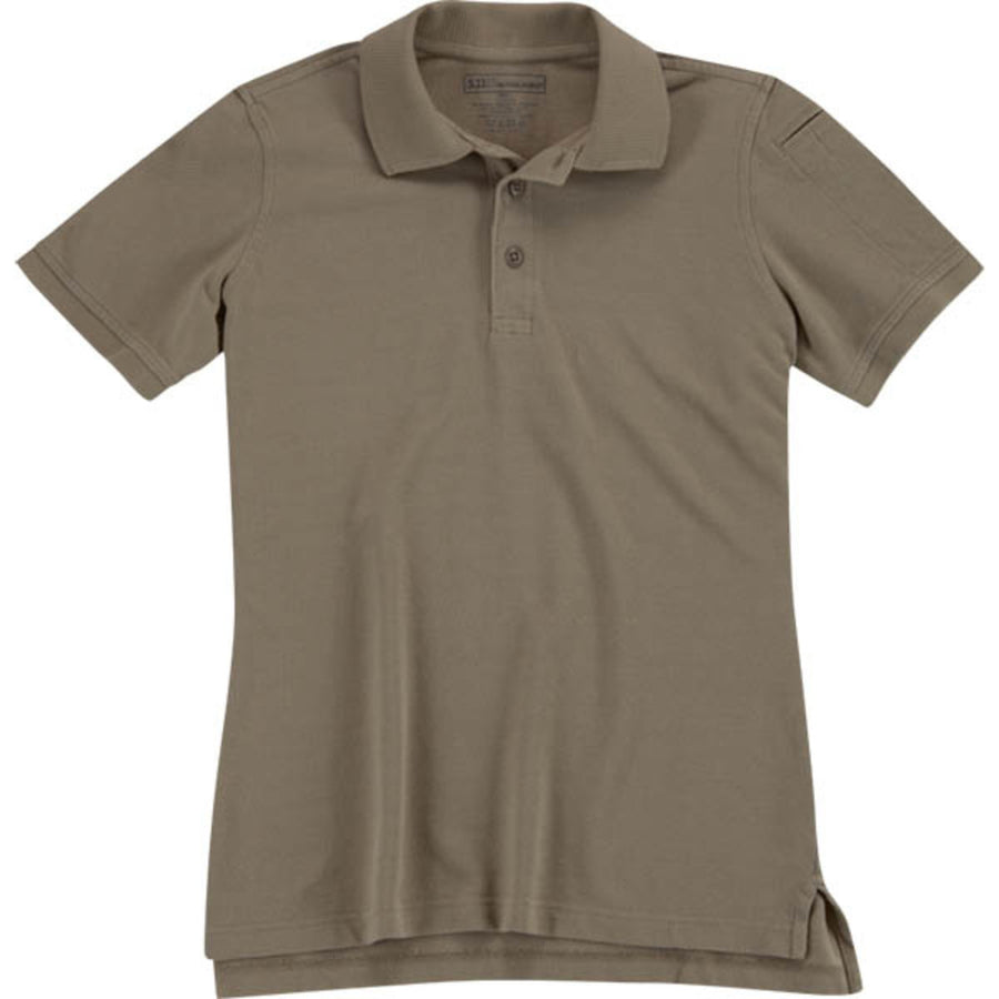 5.11 Womens Utility Polo Silver Tan L