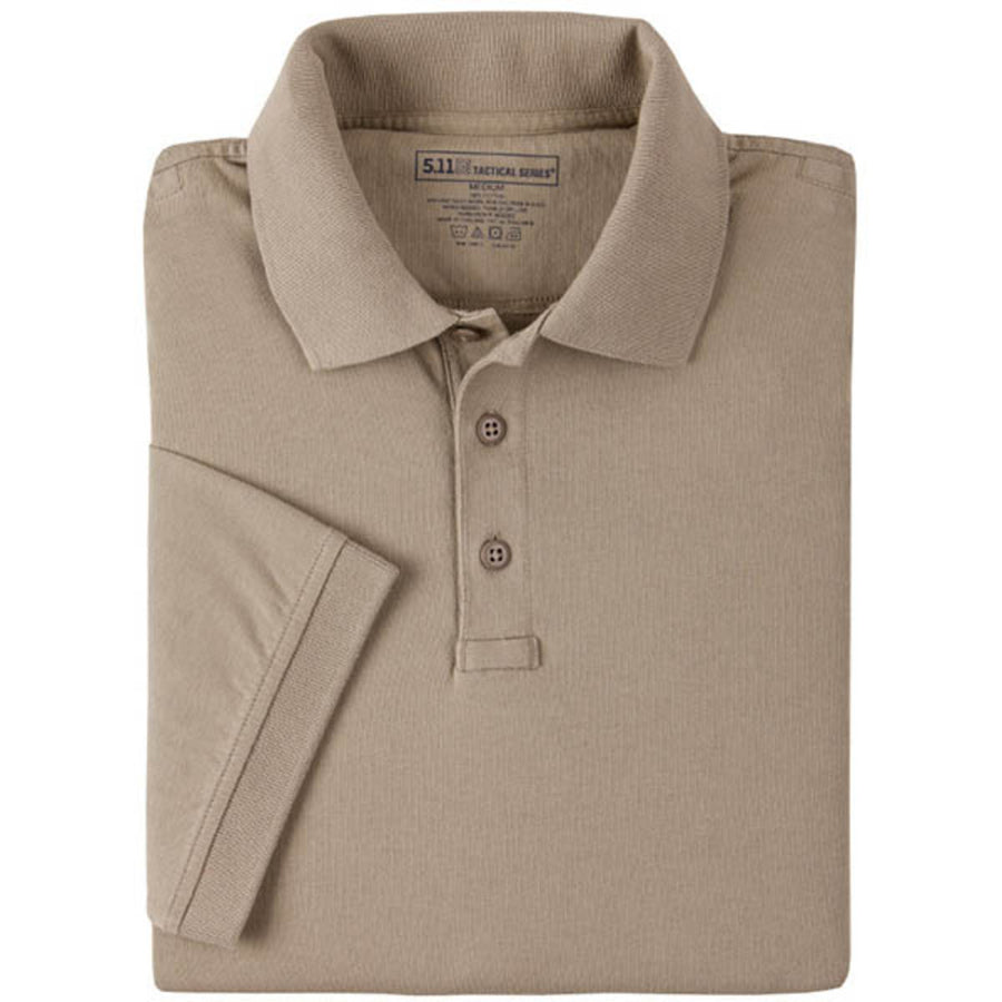 5.11 Womens Tactical Polo Silver Tan L