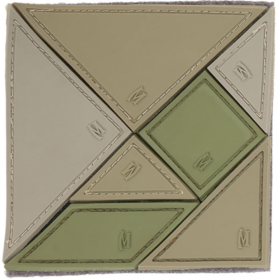 Maxpedition Morale Patch Arid Tangram 7-piece 3.0 X 3.0 In
