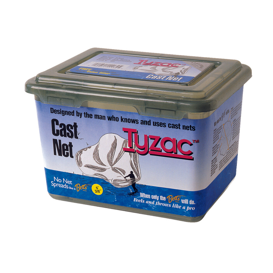 Betts Tyzac 5 Foot Nylon Cast Net 3 8 Inch Mesh