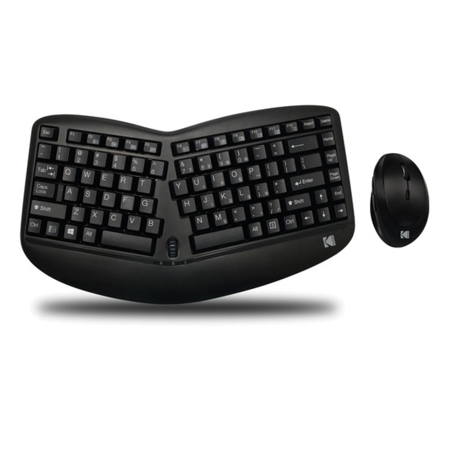Kodak Truform 1150 Truform 1150 Wireless Ergonomic Mini Keyboard And Optical Mouse