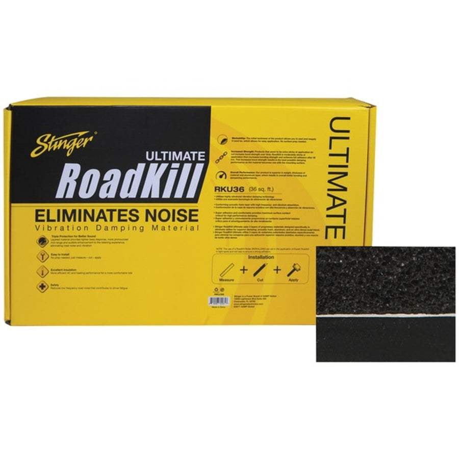 Stinger Rku36 Roadkill Noise-deadening Material Ultimate Bulk Kit