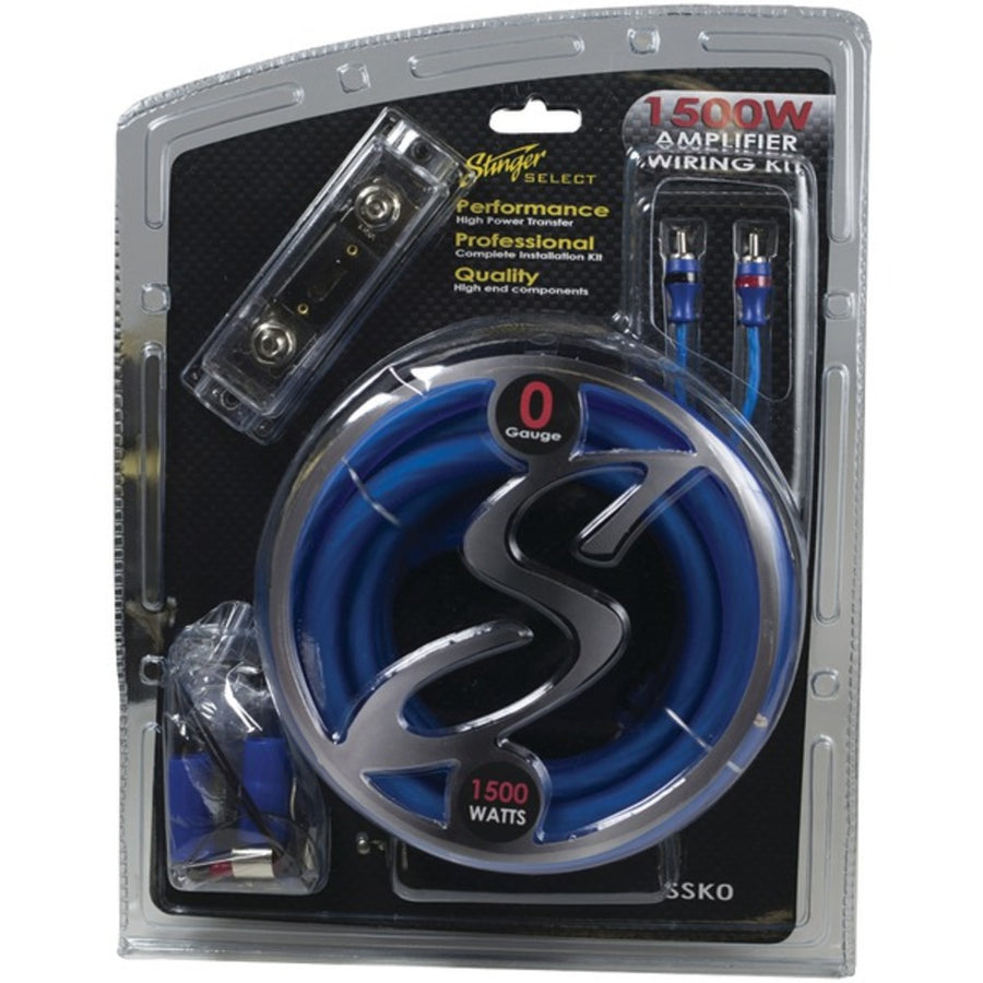 Stinger Ssk0 Select Wiring Kit With Ultra-flexible Copper-clad Aluminum Cables (0 Gauge)