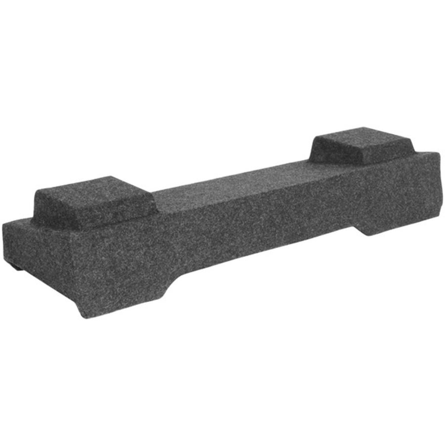 Atrend A164-10cp Bbox Series Dual 10-inch Sealed Carpeted Subwoofer Enclosure For Chevrolet/gmc Silverado/sierra Crew Cab 2003 To 2007
