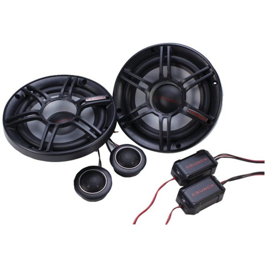 Crunch Cs65c Cs Series 6.5 300-watt 2-way Component Speaker System