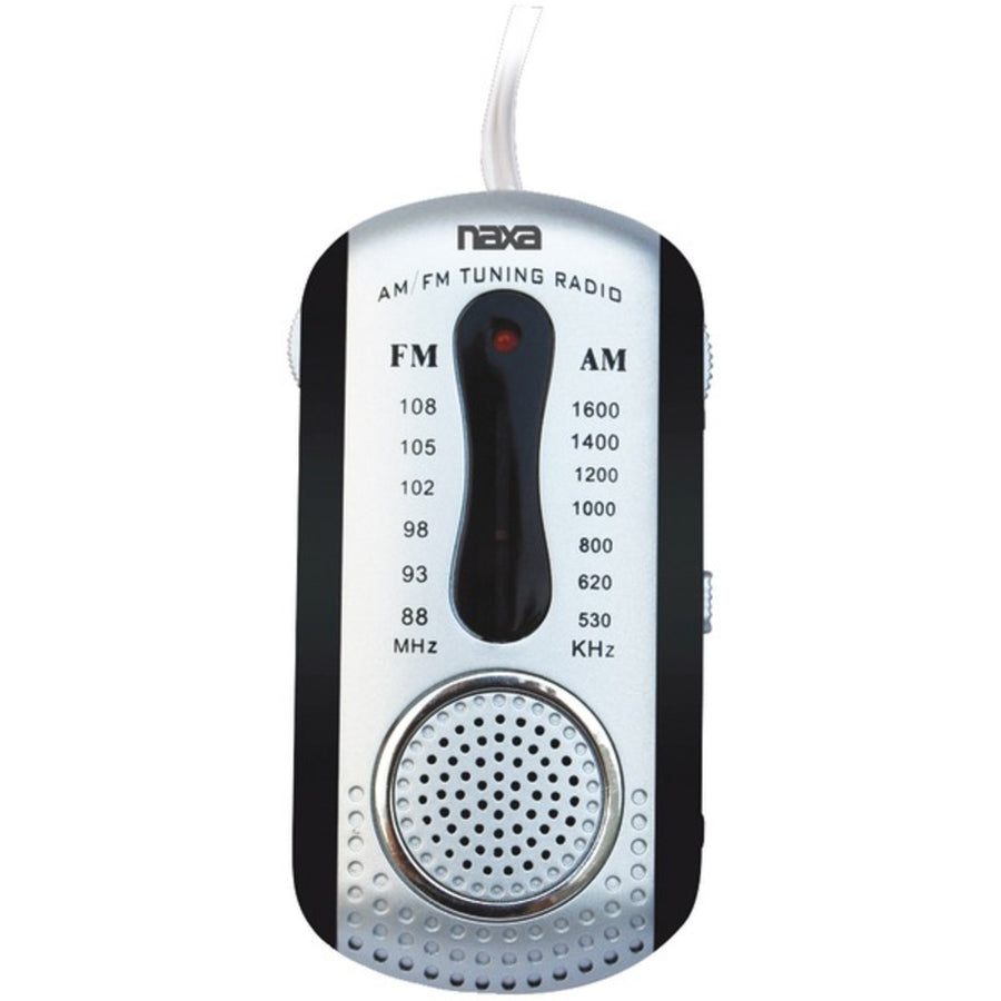 Naxa Nr721bk Am/fm Mini Pocket Radio With Speaker (black)