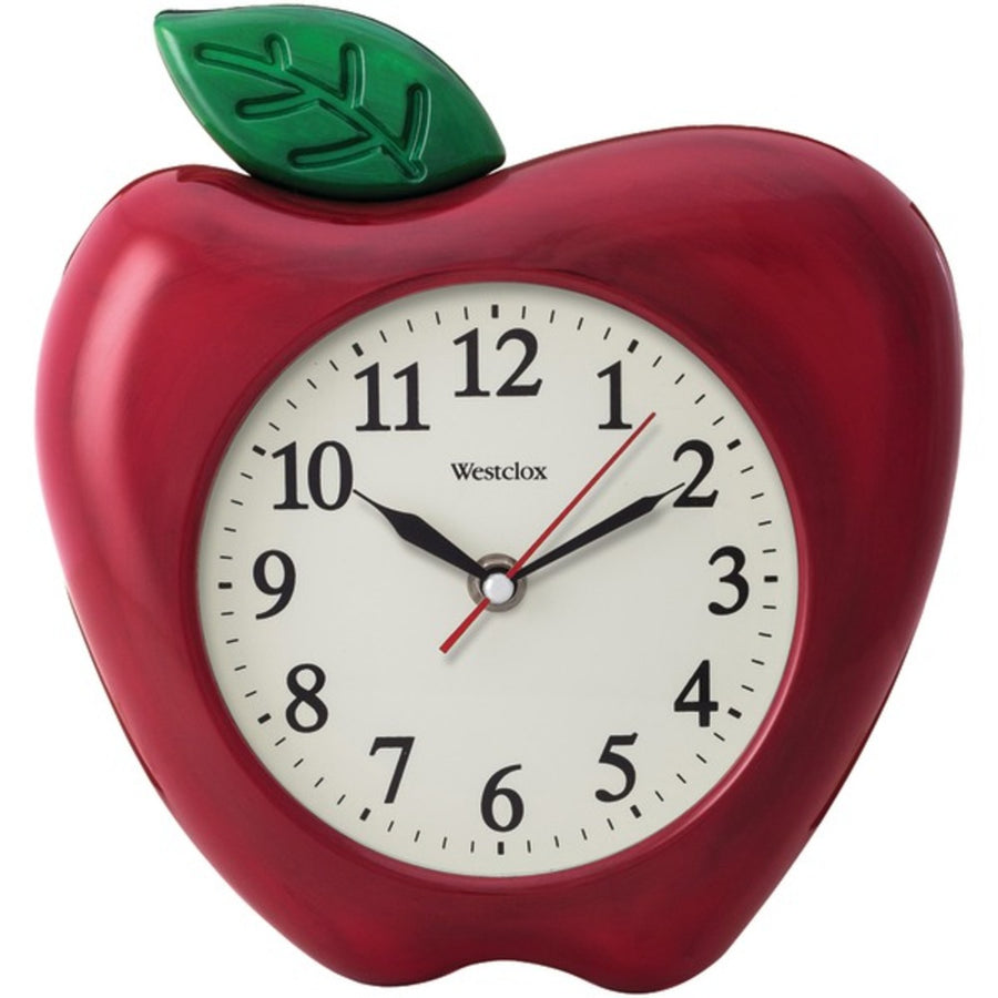 Westclox 32038a 3-dimensional Apple 10 Wall Clock