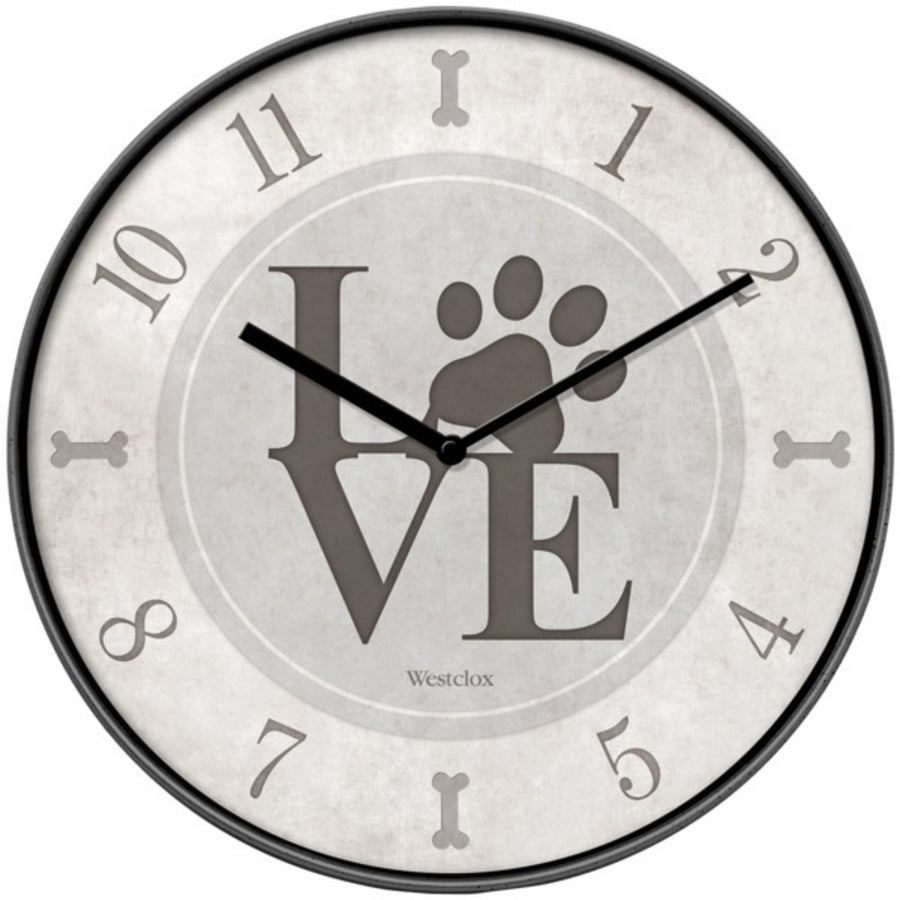 Westclox 33202l 10-inch Love Paws Wall Clock