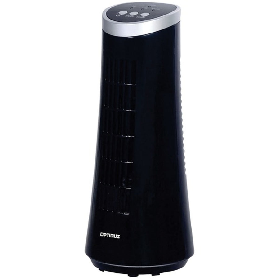 Optimus F-7345bk 12 Desktop Ultraslim Oscillating Tower Fan (black)