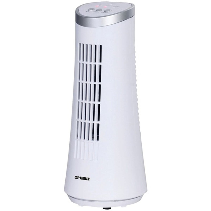 Optimus F-7345wh 12 Desktop Ultraslim Oscillating Tower Fan (white)