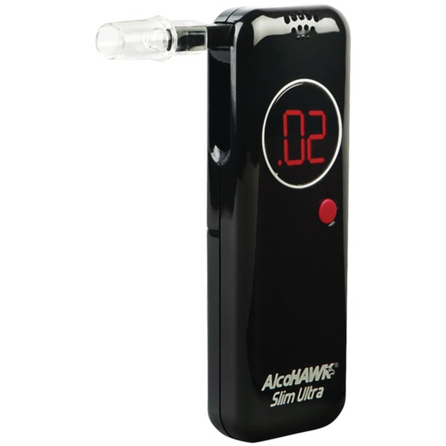 Alcohawk Ah2800s Precision Ultra Slim Breathalyzer With 50-pack Of Pt500 Mouthpeices