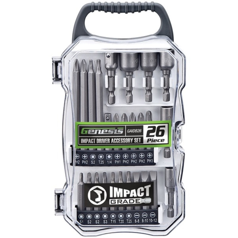 Genesis Gaidb26 26-piece Impact Driver Accessory Set