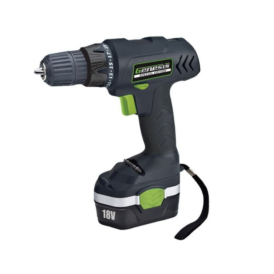 Genesis Gcd18cse 18-volt Cordless Drill Driver