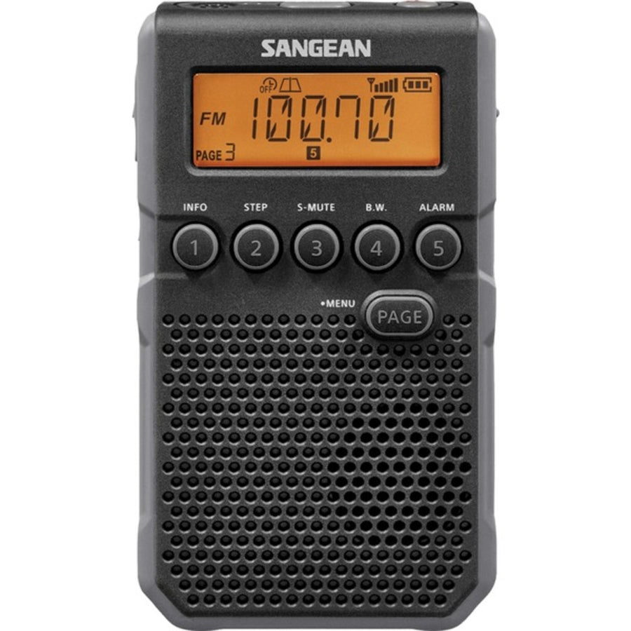 Sangean Dt-800bk Am/fm Weather Alert Pocket Radio (black)