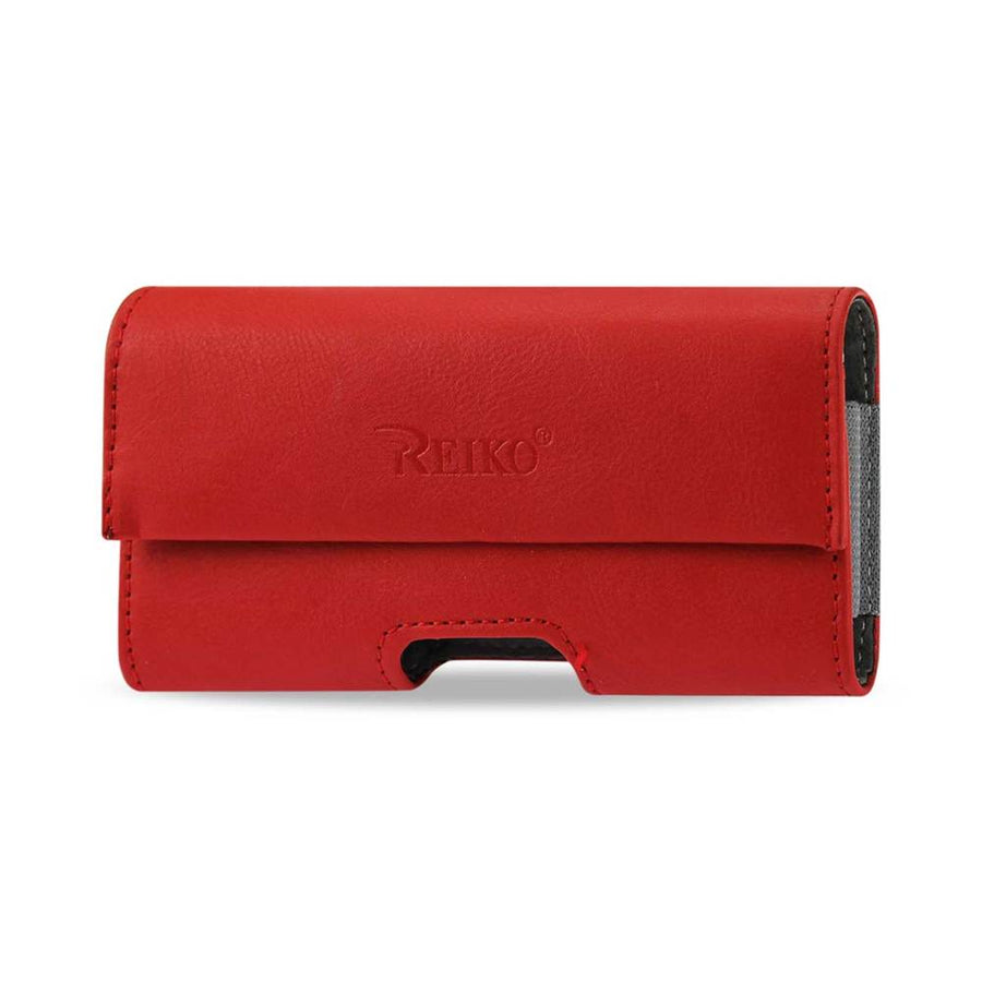 Horizontal Pouch Iphone4 In Red (4.72x2.56x0.59 Inches Plus)