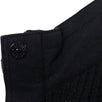 Black Knit With Hideaway Hood Cardigan Sweater