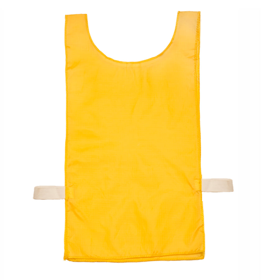 12 Yellow Heavyweight Sport Pinnies
