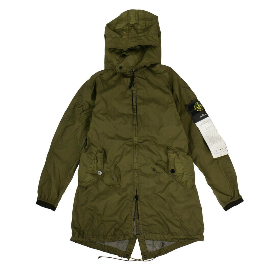 Garment Dyed Performance Tela Parka Jacket - Green