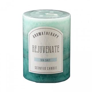 Sea Salt Pillar Candle 3X4