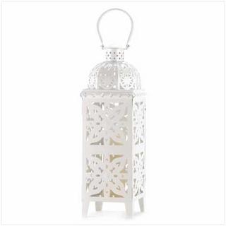 Giant Size White Medallion Lantern
