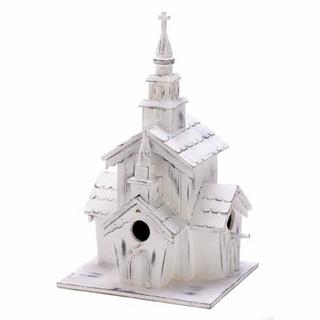 Little White Chapel Birdhouse