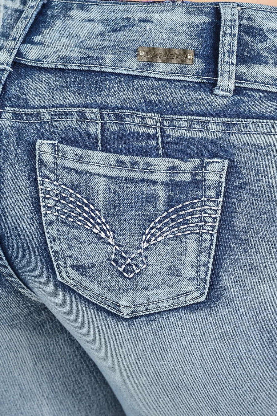 M.Michel Women's Jeans Colombian Design, Butt Lift, Levanta Cola, Push Up, Skinny - Style M477